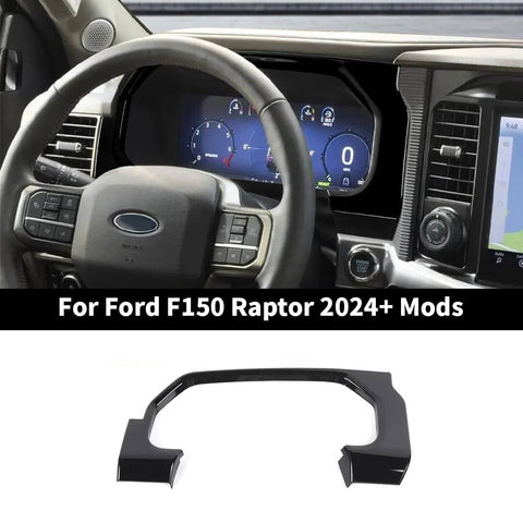 For 2024+ Ford F150 Raptor Dashboard Instrument Display Panel Trim Cover Decor