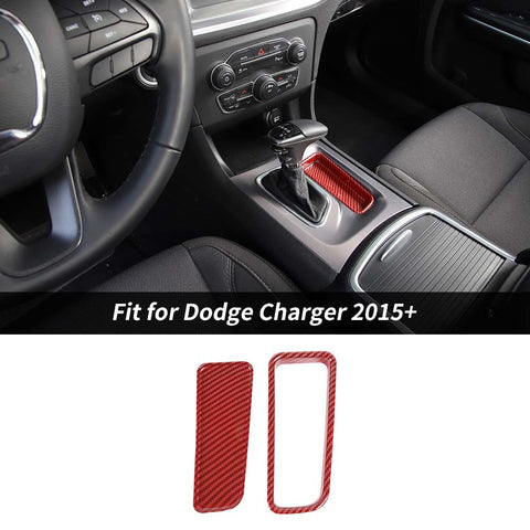 Gear Shift Storage Compartment Decor For Dodge Charger 2015+ Accessories | CheroCar