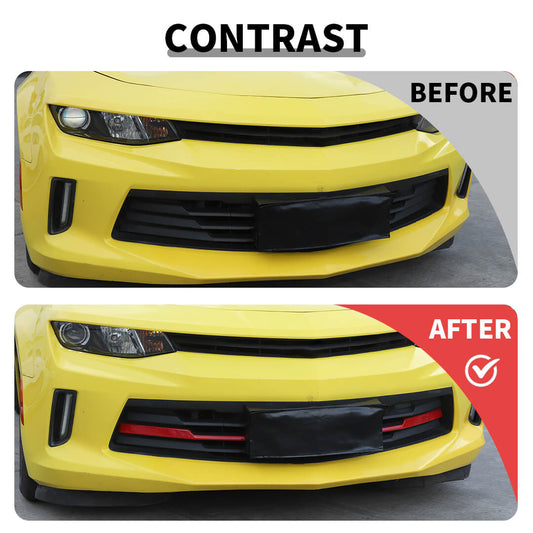 For 2016+ Chevy Camaro Front Middle Mesh Grille Cover Trim Strip
