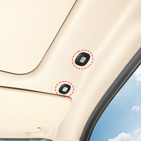 For 2018+ Dodge RAM Car Roof Horn Ring/Reading Light Trim Cover