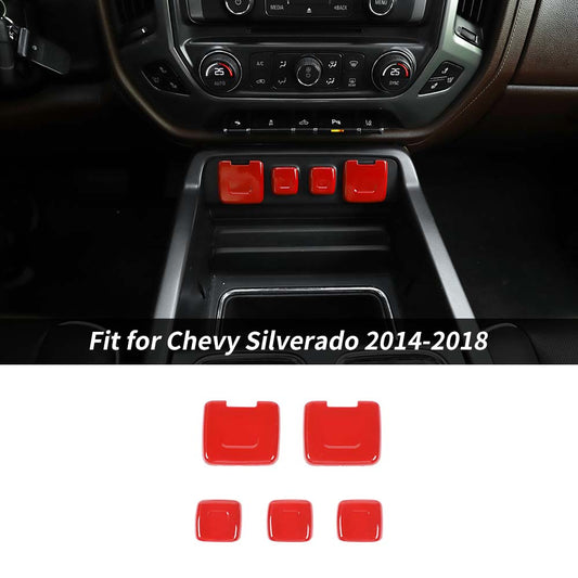 For 2014-2018 Chevy Silverado/GMC Sierra Interior Power USB Socket Button Cover Trim