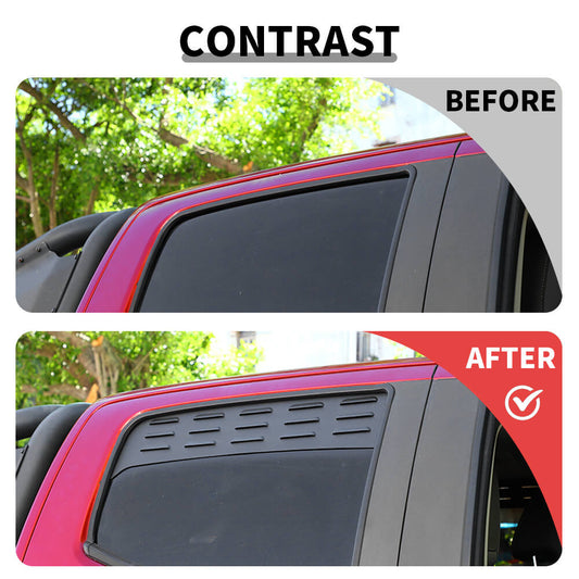 For 2014+ Chevy Colorado/GMC-CANYON Rear Window Glass Louver Air Vent Panel