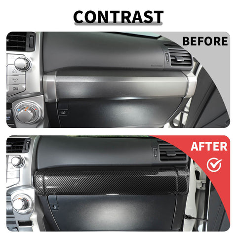 For 2010-2023 Toyota 4Runner 3 x Console Co-Pilot Dashboard Cover Trim