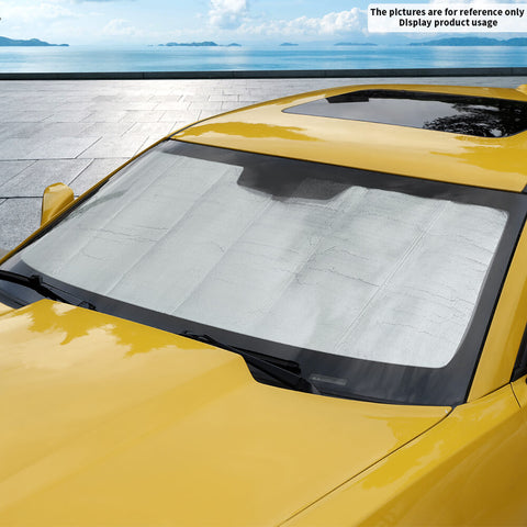 For 2010-2015 Chevy Camaro Windshield Sun Shade Front Window Shade Sun Visor UV Block