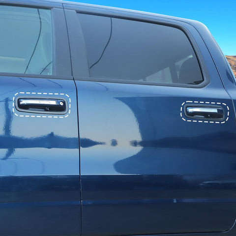 Exterior Door Handle Bowl Cover Trim Decor For Dodge Ram 2018+ Accessories | CheroCar