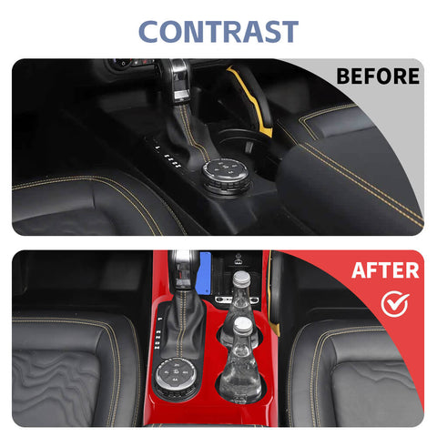 For 2021+ Ford Bronco Interior Gear Shift Panel Cover Trim B Style