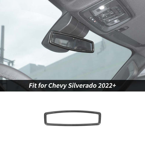 Interior Rearview Mirror Cover Trim Bezel For Chevy Silverado 2022+ Accessories | CheroCar