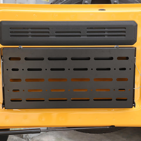 For 2021+ Ford Bronco Double Layer Rear Door Tailgate Table Shelf Storage Rack