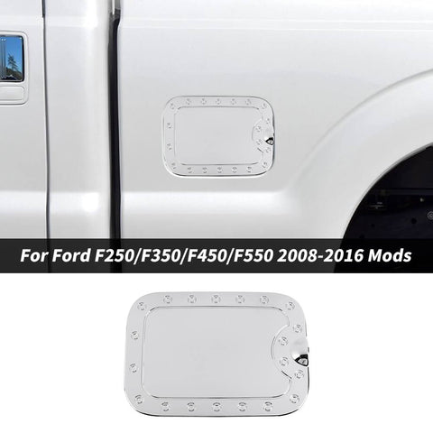 For 2008-2016 Ford F250/F350/F450/F550 Gas Cap Fuel Door Gas Tank Cover Trim