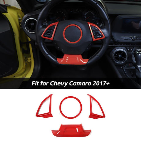 Steering Wheel Cover Decor Kit For Chevrolet Camaro 2017+｜CheroCar