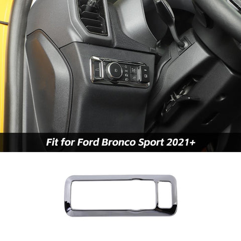 Head Light Switch Panel Cover Trim For Ford Bronco Sport 2021+ Accessories | CheroCar