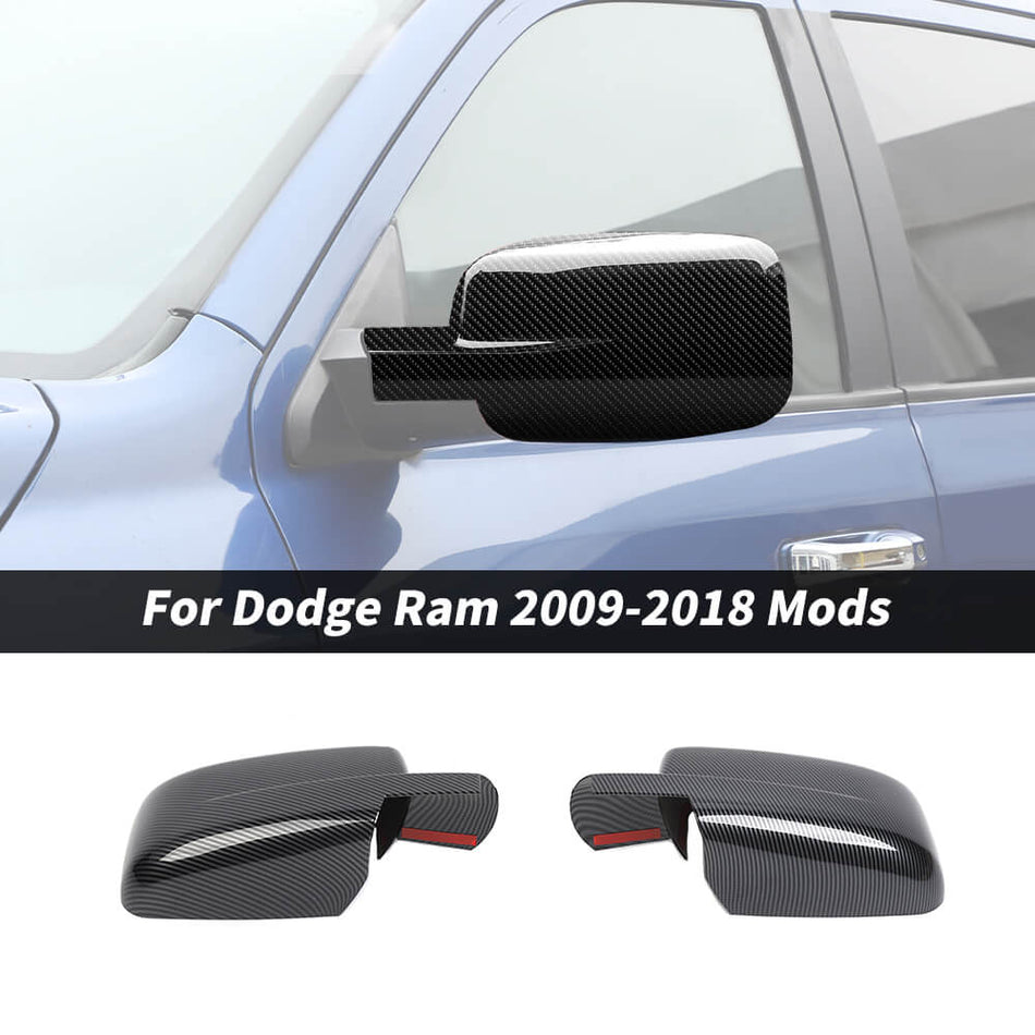 For 2009-2018 Dodge RAM Full View Mirror Cap Shell Trim Cover