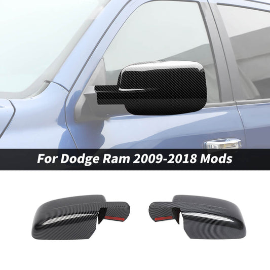 For 2009-2018 Dodge RAM Full View Mirror Cap Shell Trim Cover