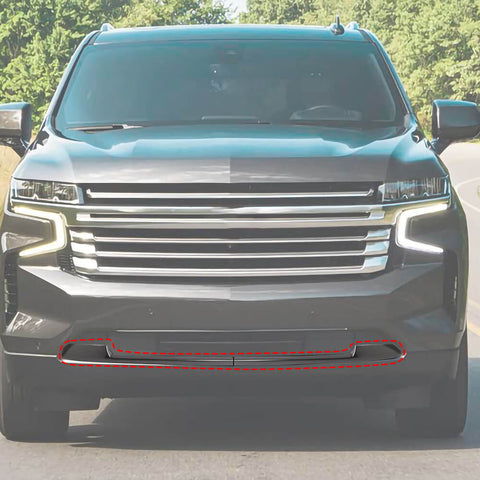For 2020-2023 Chevy Suburban/Tahoe Front Bumper Molding Trim Cover Decor Strip