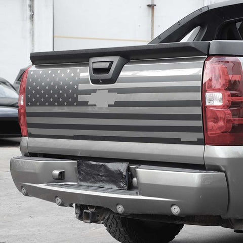 US Flag Car Rear Tailgate Sticker Decal Cover For Chevy Avalanche 2007-2013 Accessories | CheroCar