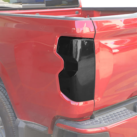 For 2023+ Chevy Colorado Smoked Black Rear Taillight Light Lamp Cover Trim