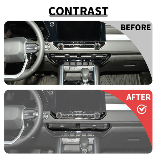 For 2023+ Chevy Colorado/GMC-CANYON Center Console Control Panel Trim Cover