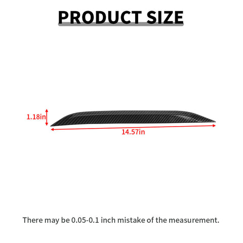 For 2011+ Dodge Durango Co-Pilot Center Console Dash Strip Trim Cover