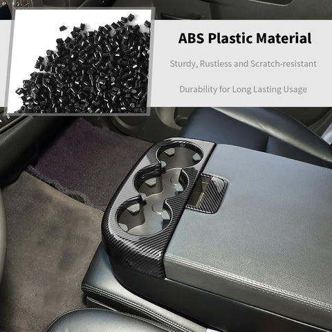 For 2007-2013 Chevy Silverado/GMC-SIERRA Interior Center Console Steering Wheel Cup Holder Trim Cover Kit