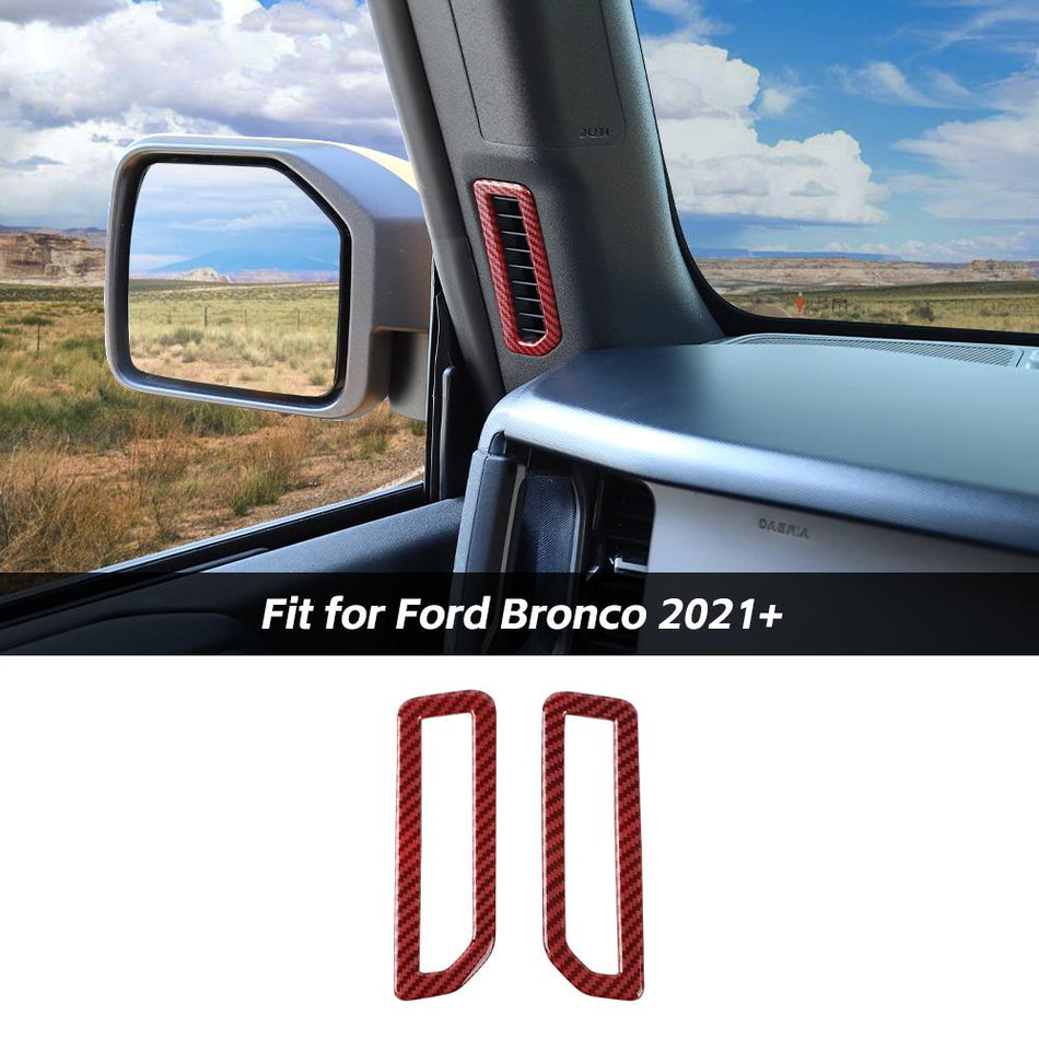 For 2021+ Ford Bronco A-Pillar Air Condition Vent Outlet Decor Cover Trim