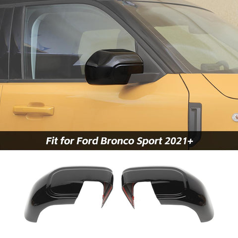 Side Door Rearview Mirror Caps Covers For Ford Bronco Sport 2021+ Accessories | CheroCar