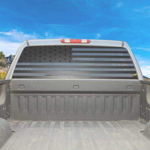 For 2007-2013 Chevy Silverado Rear Window Glass Sticker Decal Cover Trim