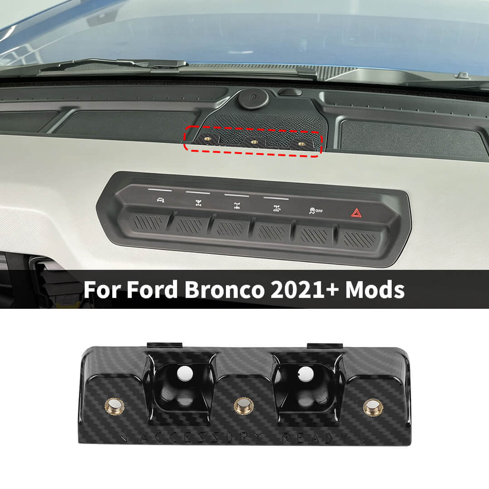 For 2021+ Ford Bronco Central Control Expansion Dashboard Accessories