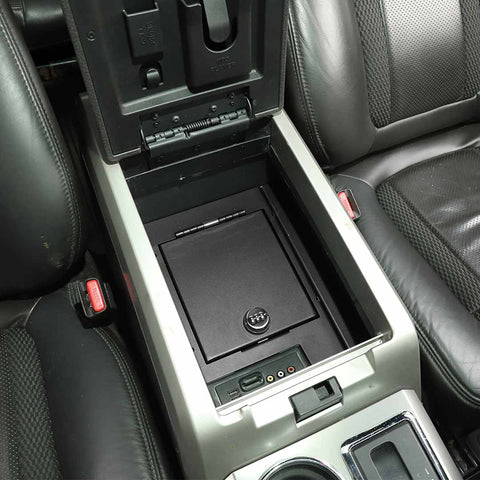 For 2009-2014 Ford F150 Raptor Center Console Safe Organizer Lock Box Safe Vault