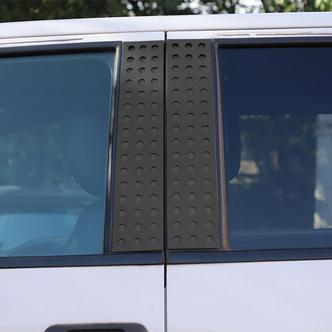 For 2009-2014 Ford F150 Raptor Car Window Center Pillar Post Panel Cover Trim