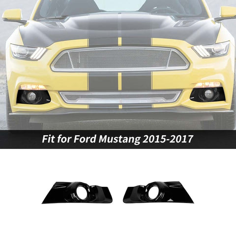 For 2015-2017 Ford Mustang Front Fog Light Cover Trim