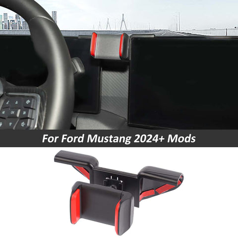 For 2024+ Ford Mustang Center Console Dashboard Phone Holder Bracket