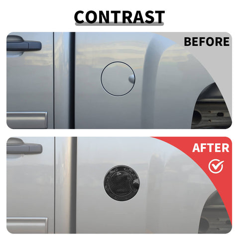 For 2007-2017 Chevy Silverado/GMC-SIERRA Chrome Gas Cap Door Fuel Tank Cover