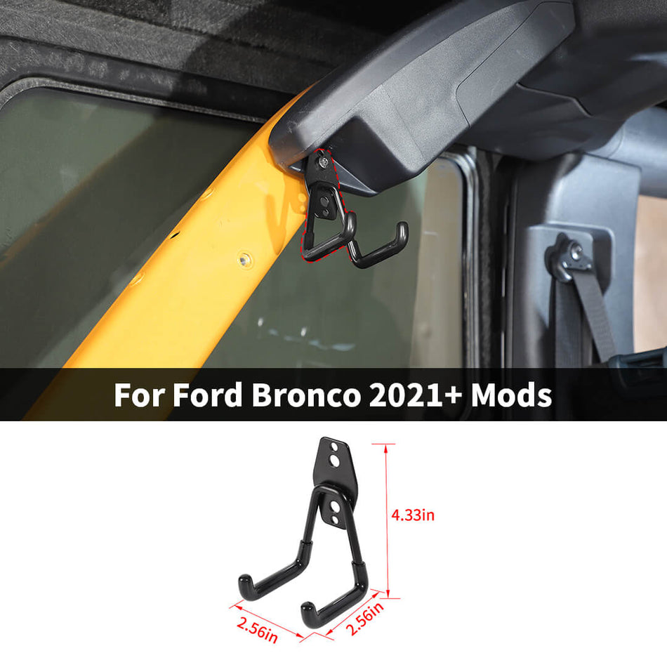 For Universal Car Interior Square Hook Holder Cover Trim Accessories