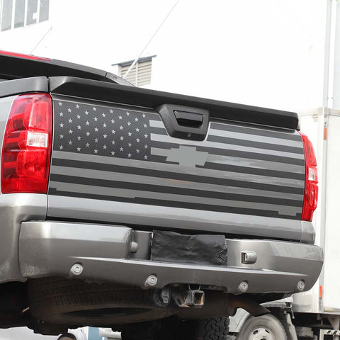 US Flag Car Rear Tailgate Sticker Decal Cover For Chevy Avalanche 2007-2013 Accessories | CheroCar