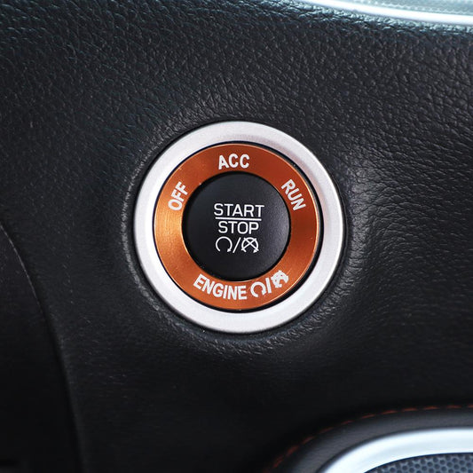 Engine Start Stop Button Knob Ring Trim For Dodge Challenger/Charger/Ram 2010+ Accessories | CheroCar