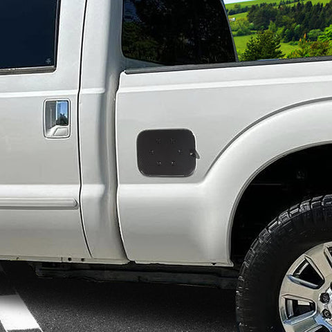 For 2008-2016 Ford F250/F350/F450/F550 Gas Cap Fuel Door Gas Tank Cover Trim