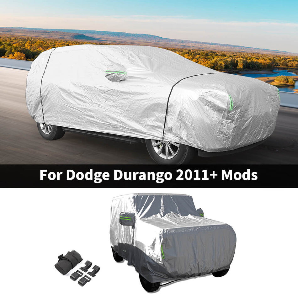 For 2011+ Dodge Durango Car Cover Outdoor Waterproof Dust UV Resistant Protection