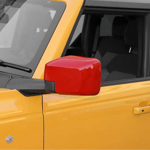 For 2021+ Ford Bronco Exterior Side RearView Mirror Shell Door Handle Trim Cover Kit