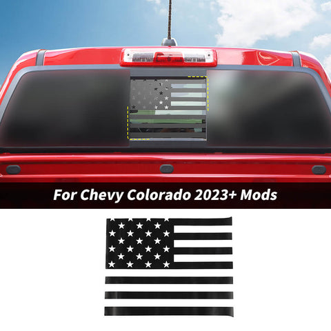 For 2023+ Chevy Colorado/GMC-CANYON Rear Middle Window Sticker Decal Trim Cover