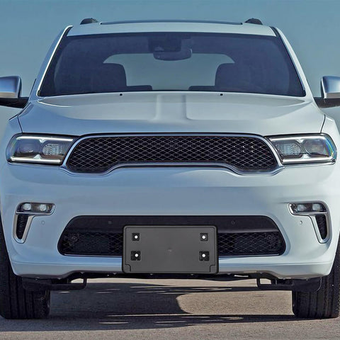 For 2021+ Dodge Durango Front License Plate Bracket Panel Bezel
