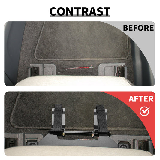 For 2015+ Ford Mustang Under Front Seat Fire Extinguisher Mount Holder Stand Bracket