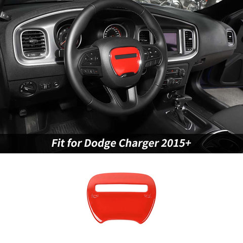 Steering Wheel Center Panel Trim For Dodge Charger/Challenger 2015+/ Durango 2014+ Accessories | CheroCar