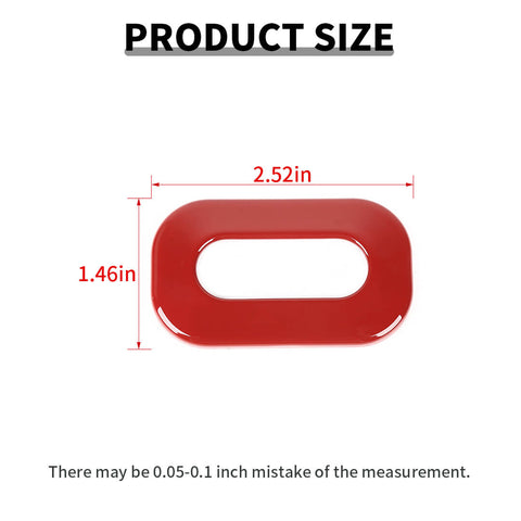 For 2011+ Dodge Durango Inner Memory Seat Button Bezel Trim Cover Accessories