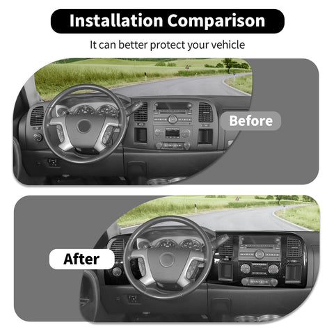For 2007-2013 Chevy Silverado /GMC SIERRA Center Console Vent Dash Trim Cover
