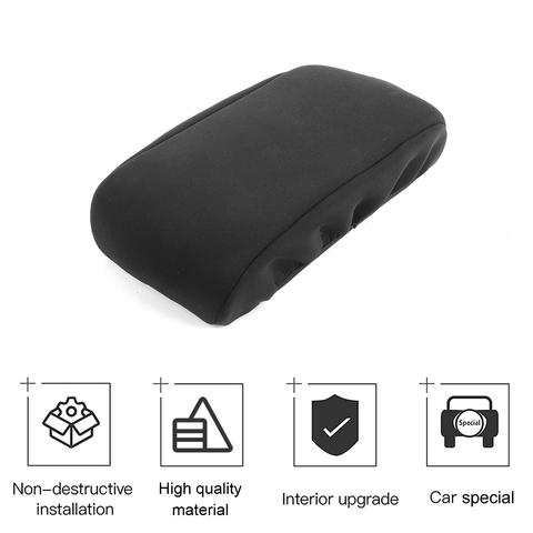 For 2004-2010 Dodge Charger/Chrysler 300C Black Center Console Armrest Lid Pad Cover