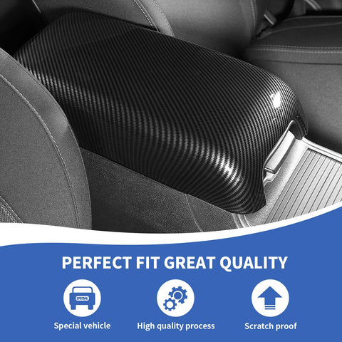 For 2011+ Dodge Charger/Chrysler 300C Armrest Box Panel Decor Trim Cover