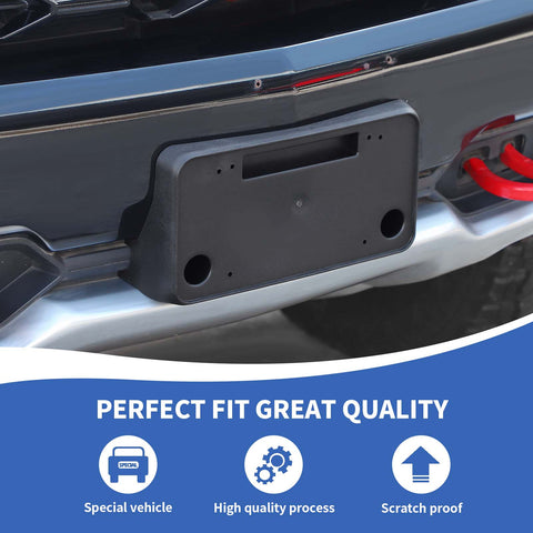For 2022+ Chevy Silverado ZR2 Front Bumper License Plate Frame Bracket Holder