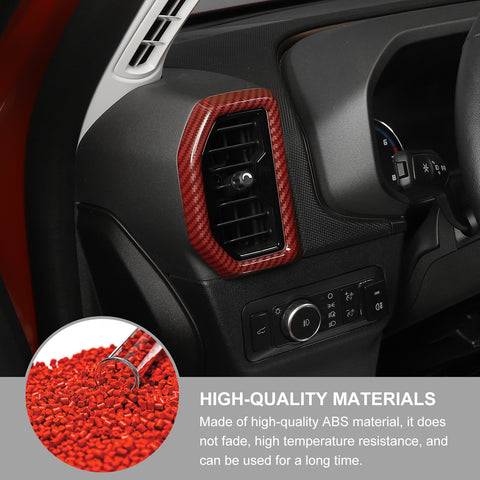 For 2021+ Ford Bronco Sport AC Air Vent Outlet Cover Trim Frame