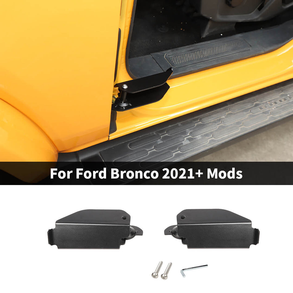 For 2021+ Ford Bronco Car Door Pedals Side Foot Pedal Decor Accessories (2 pcs)