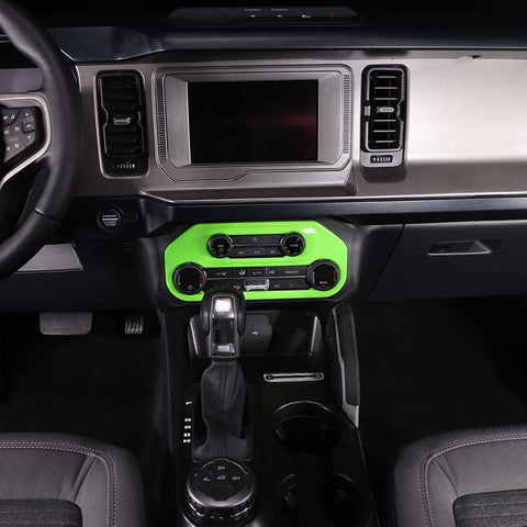 24 x Interior Center Console Trim Cover Kit For Ford Bronco 2021+ Green Accessories | CheroCar